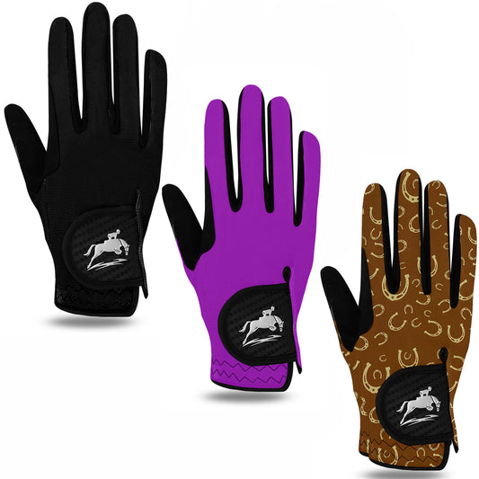 Women's Anti-Slip Equestrian Riding Gloves