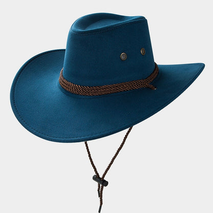 Western Style Suede Cowboy Hat