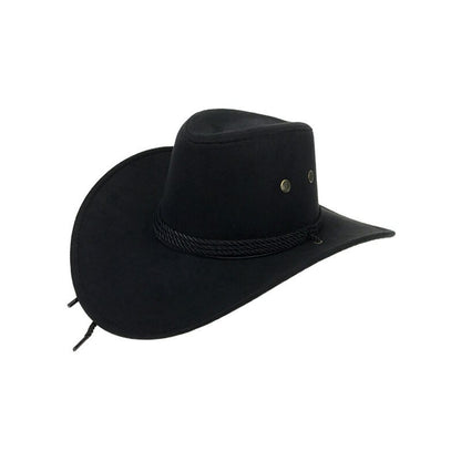 Western Style Suede Cowboy Hat