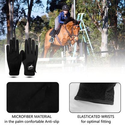 Women's Anti-Slip Equestrian Riding Gloves