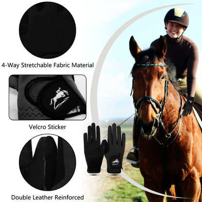 Women's Anti-Slip Equestrian Riding Gloves