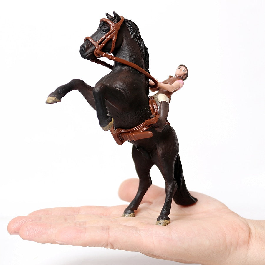 Realistic Equestrian Rider Horse Collectable Toy Figures