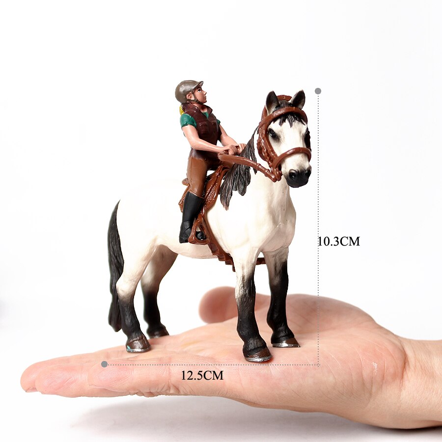 Realistic Equestrian Rider Horse Collectable Toy Figures