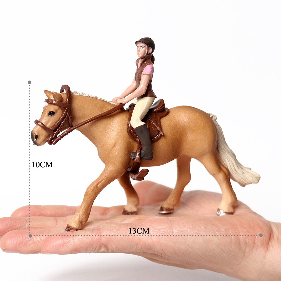 Realistic Equestrian Rider Horse Collectable Toy Figures