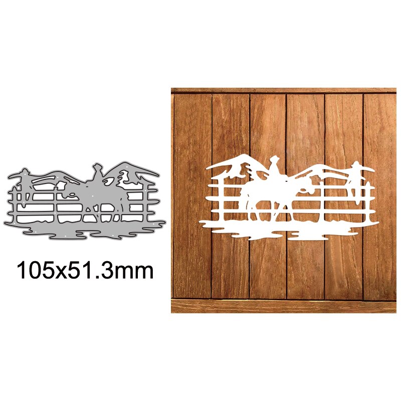 Equestrian Horseback Riding Metal Die Cut Scrapbooking Stencil