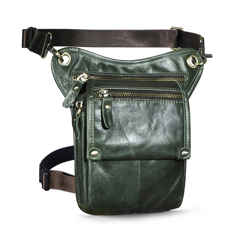 Leather Men's Multi-Function Waist Pack