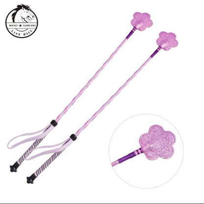 Little Rider Equestrian Glitter Crop