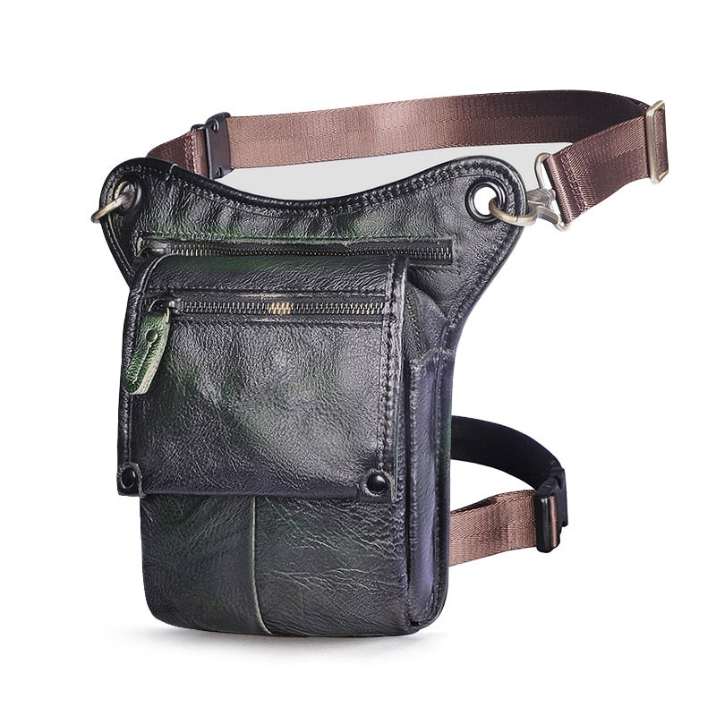 Leather Men's Multi-Function Waist Pack