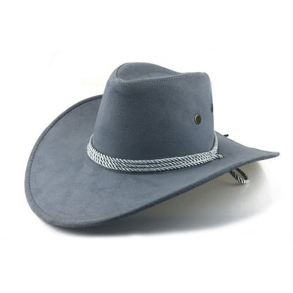 Western Style Suede Cowboy Hat