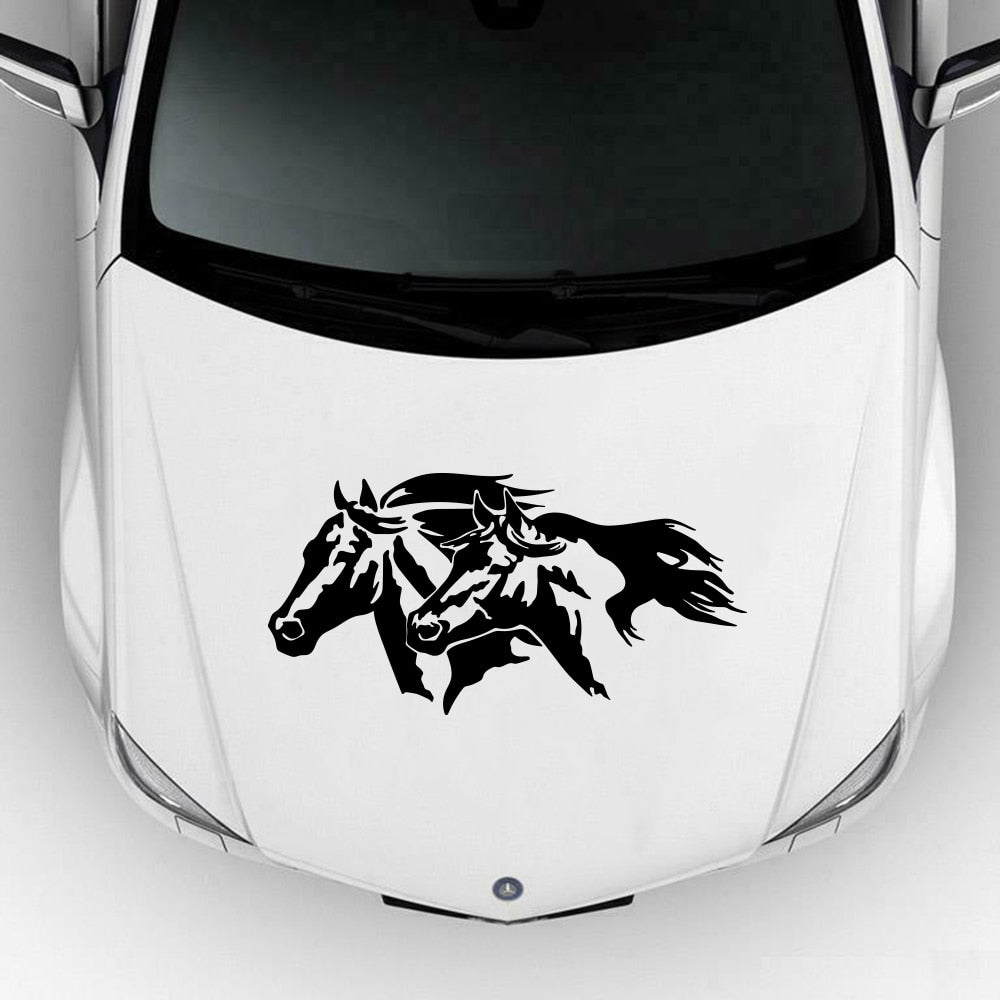 Galloping Horse 3D Trailer Vinyl Decal