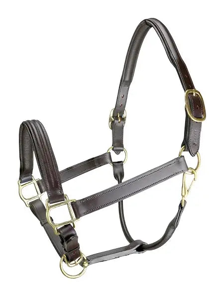 Triple-Stitched Durable Leather Halter