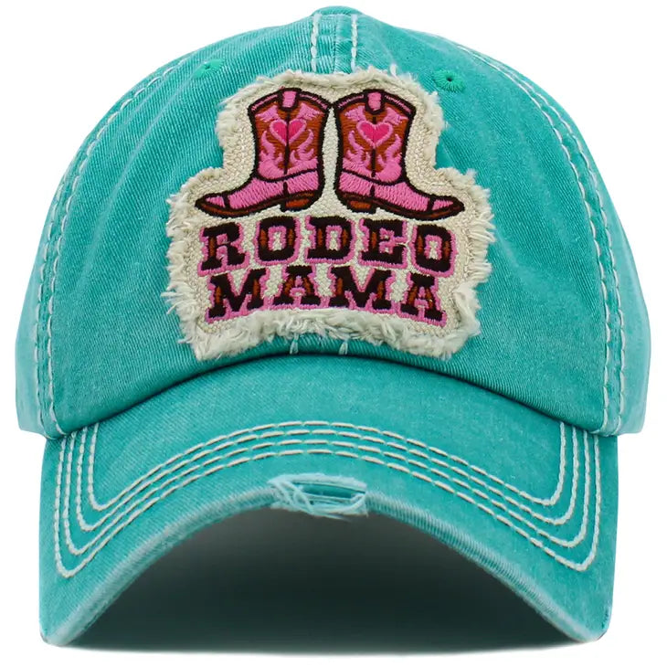 Rodeo Mama Washed Vintage Ballcap